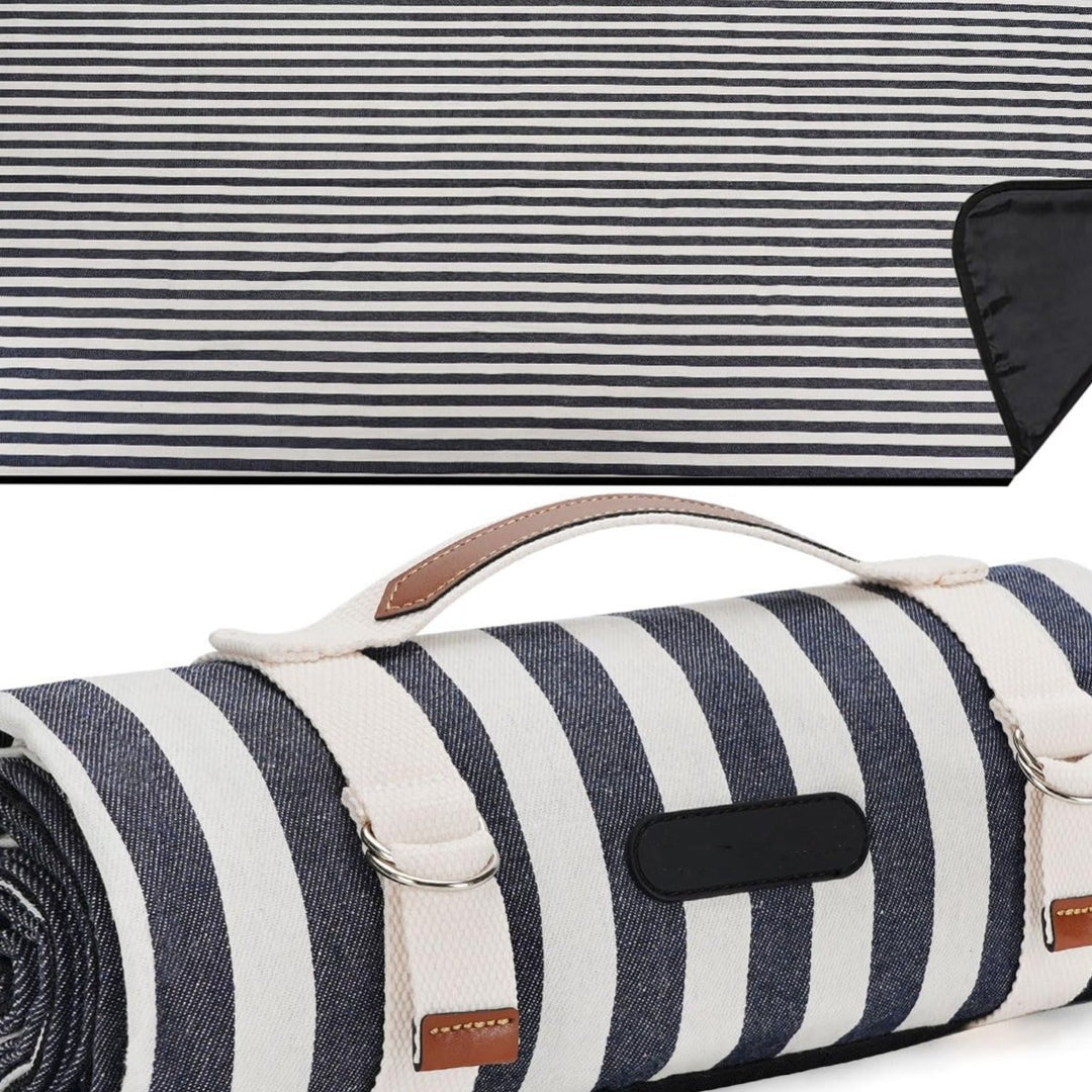 Unisex Picnic blanket with water-repellent underside and carrying handle Kalsten