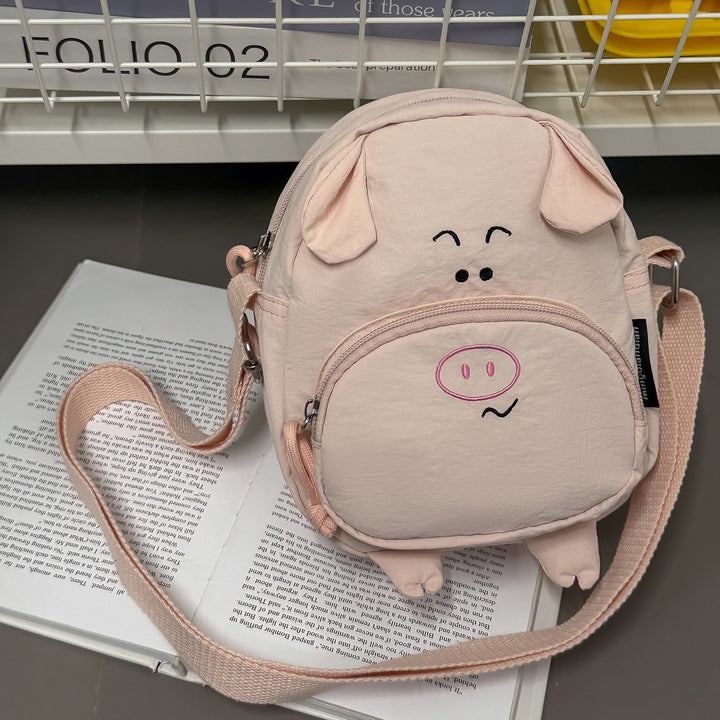 Cute Cartoon Pig-Themed Crossbody Bag Kalsten