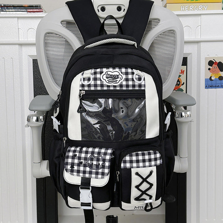 Playful Graphic School Backpack Kalsten