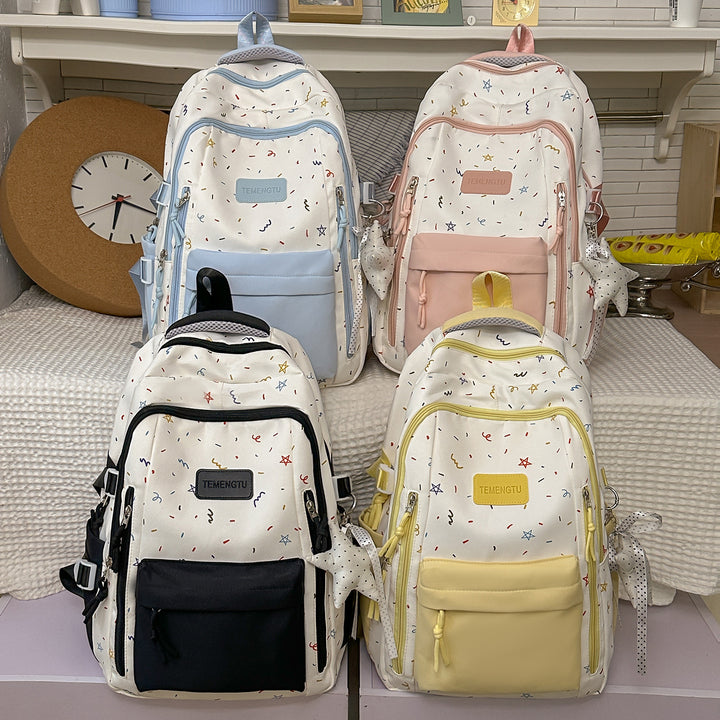 Trendy Decorative Patterned Backpack Kalsten