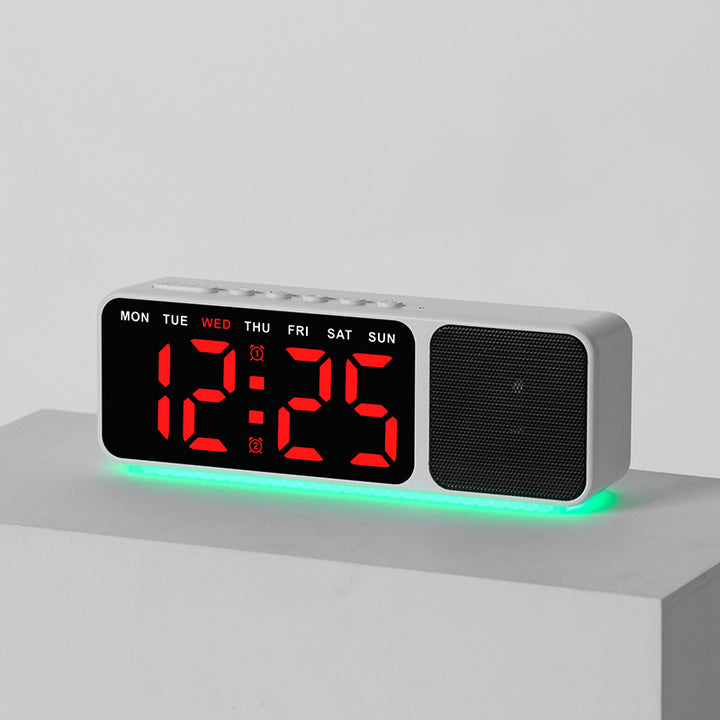 Digital LED alarm clock with multicolor lighting Kalsten