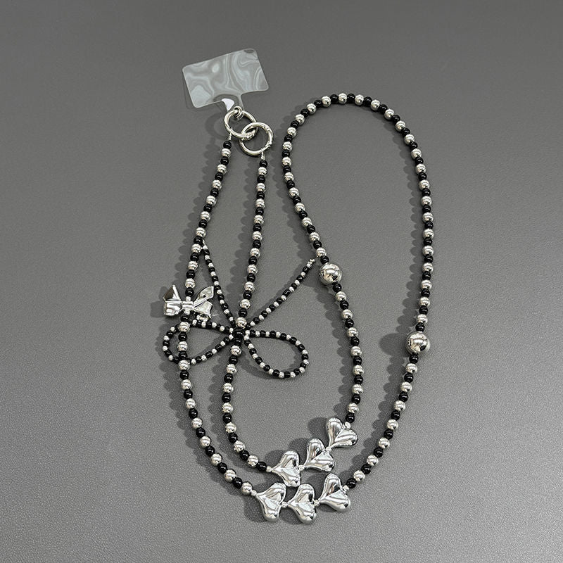 Elegant Pearl Beaded Lanyard Kalsten