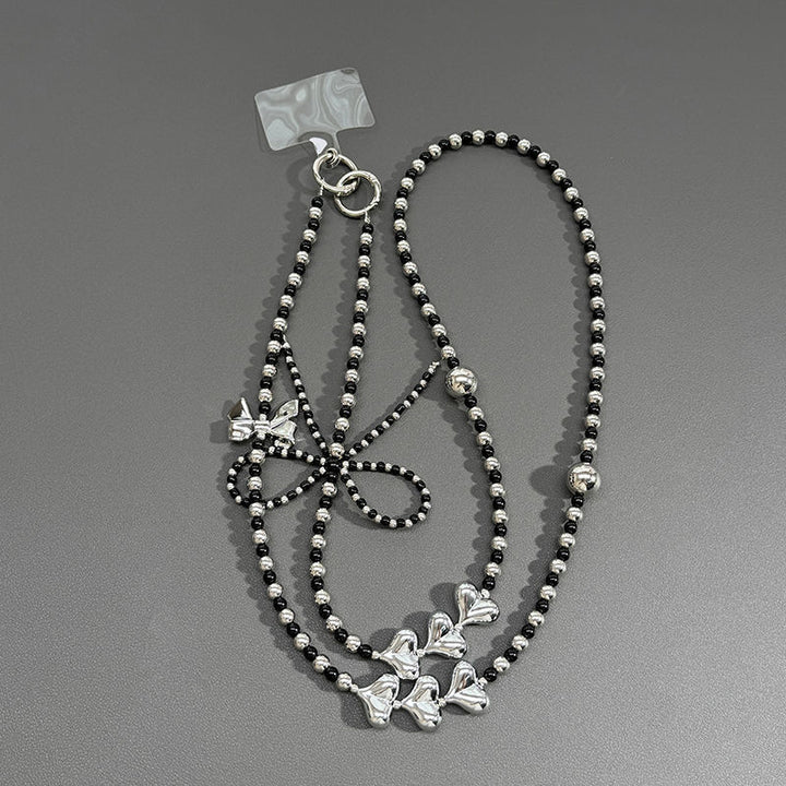 Elegant Pearl Beaded Lanyard Kalsten