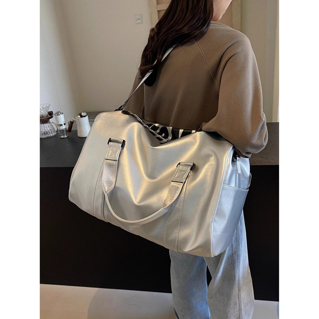Glossy Finish Travel Duffel Bag Kalsten