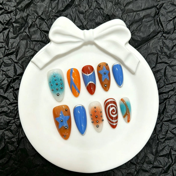 Artistic Decorative Press-On Nails  1791773917