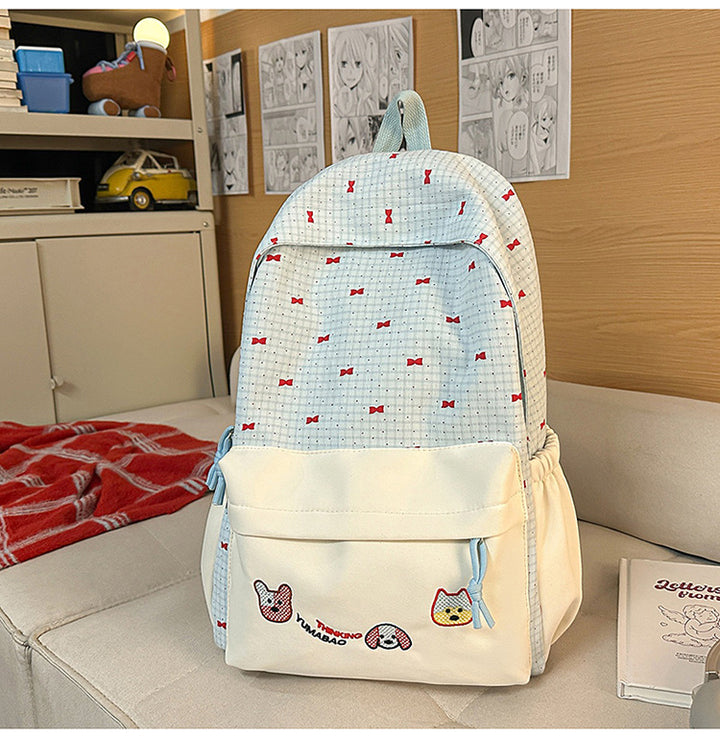 Cute Bow-Embellished Backpack Kalsten