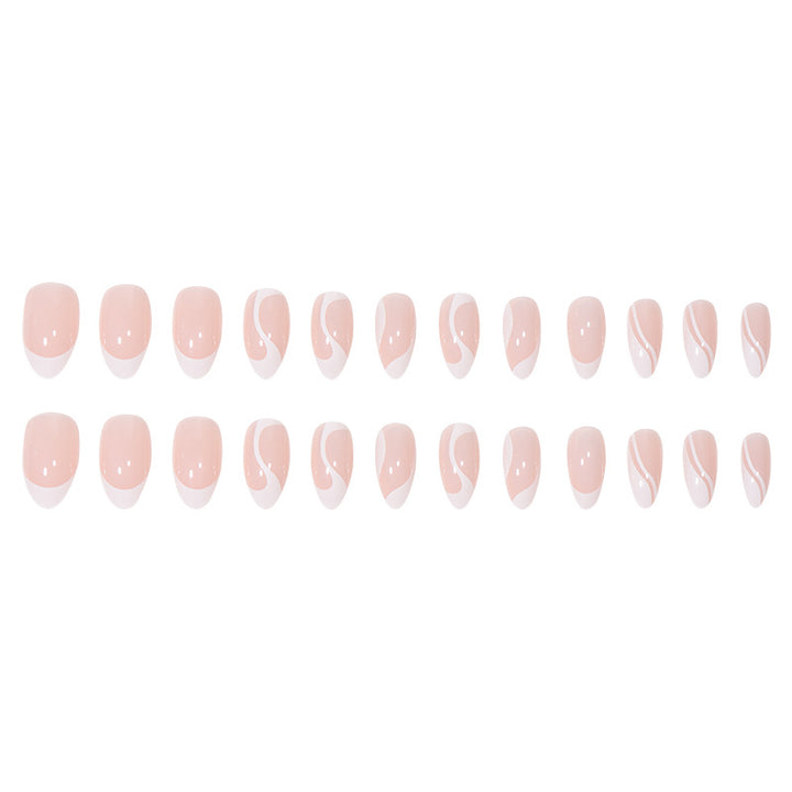 Artistic Swirl-Designed Press-On Nails Kalsten