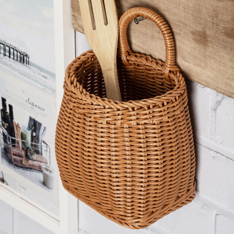 Handcrafted Wicker Utility Basket Kalsten