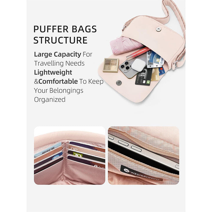 Padded shoulder bag with structured design Kalsten