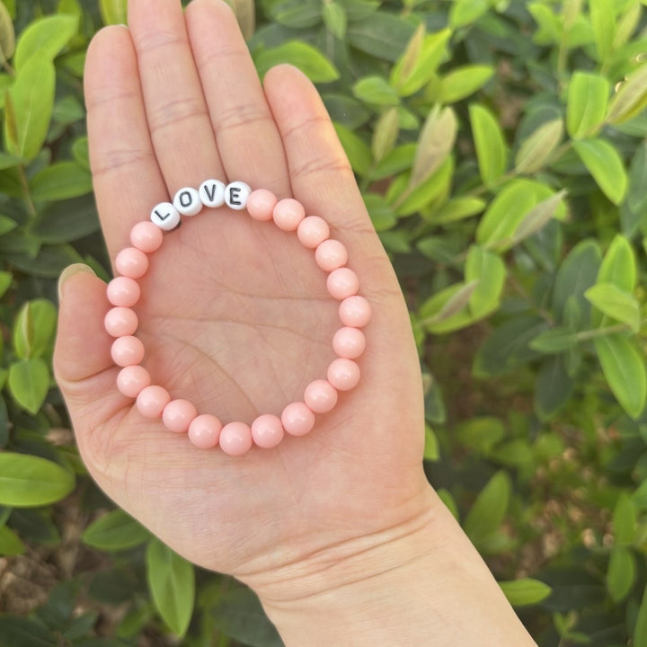 Friendship bracelet made of pastel beads Kalsten