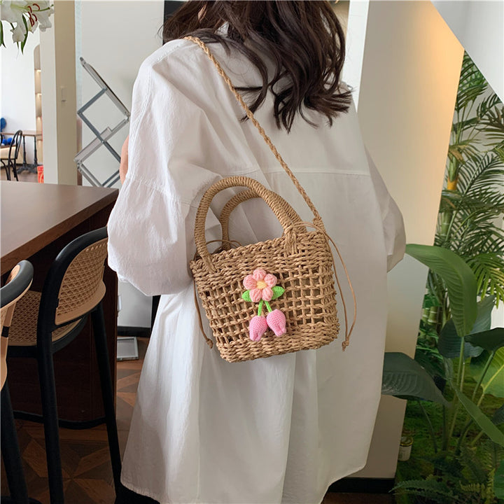Handcrafted Crochet Floral Tote
