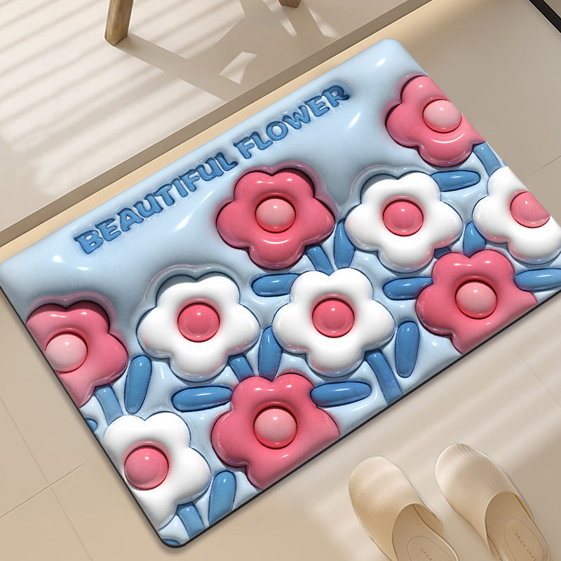Cute Cartoon-Themed Area Mat