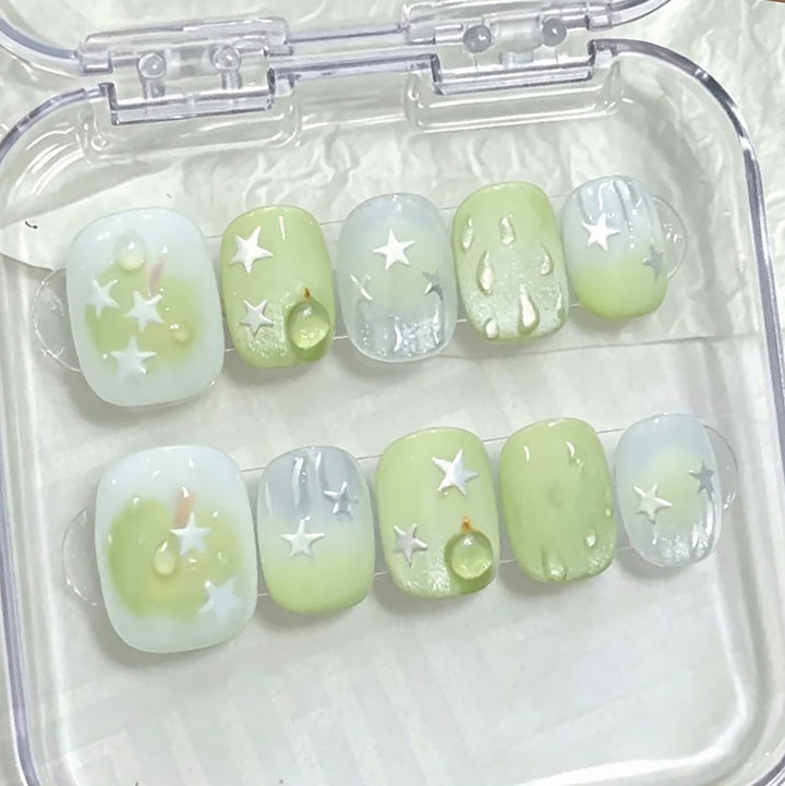 Artistic Starry Nail Set
