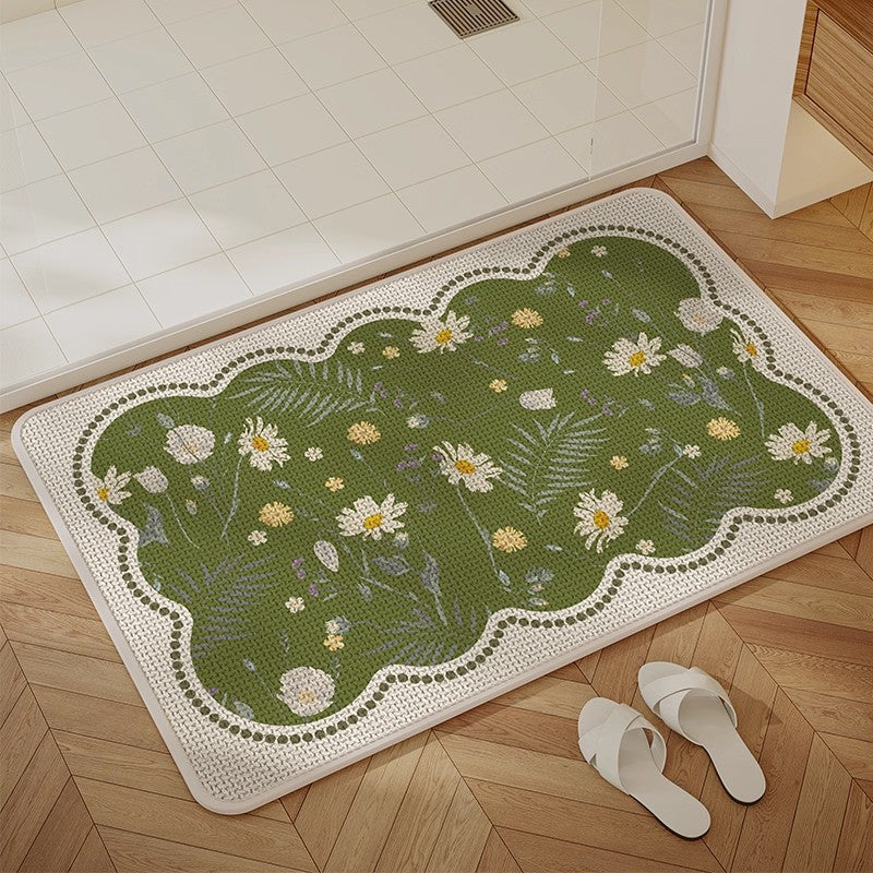 Charming Dog-Themed Bath Mat Kalsten