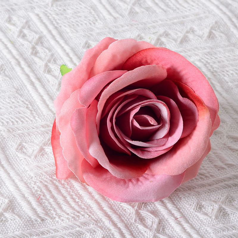 Realistic Fabric Rose Hair Accessory