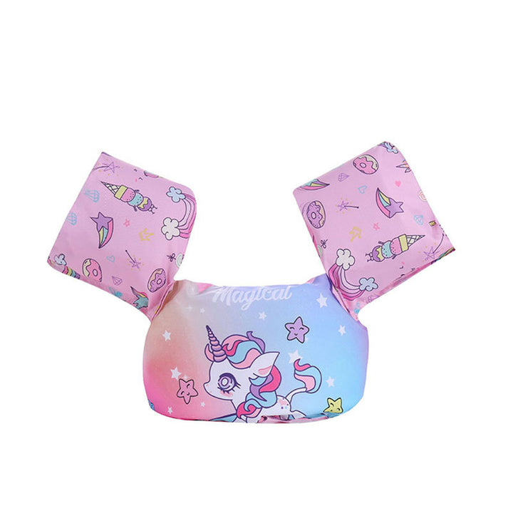 Women's Inflatable Swim Aid with Colorful Flamingo Design Kalsten