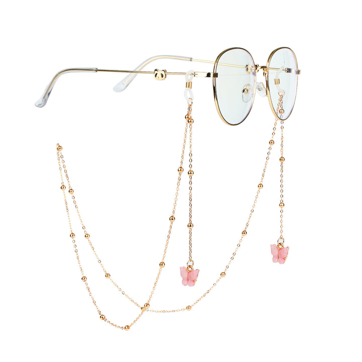 Fashionable sunglasses chains with butterfly pendants Kalsten