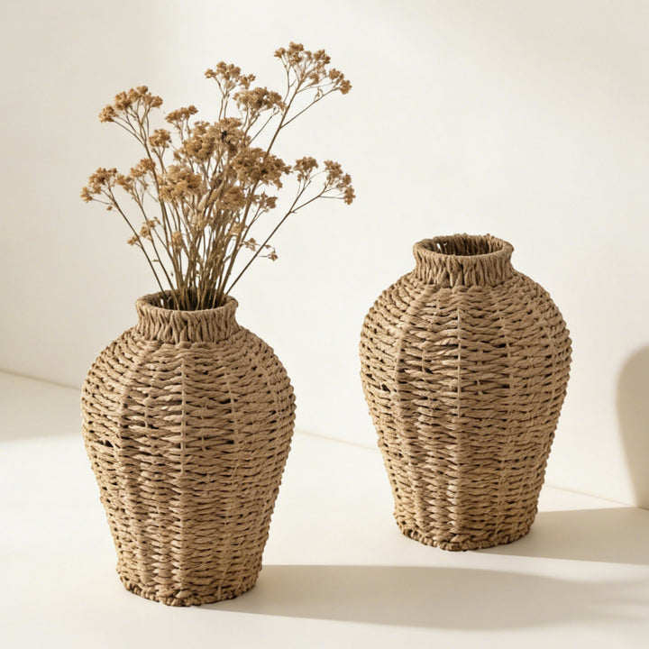 Decorative jug made of woven material Kalsten