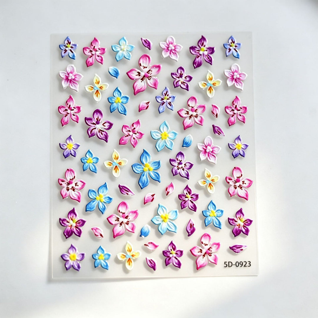 Floral Decorative Nail Art Stickers