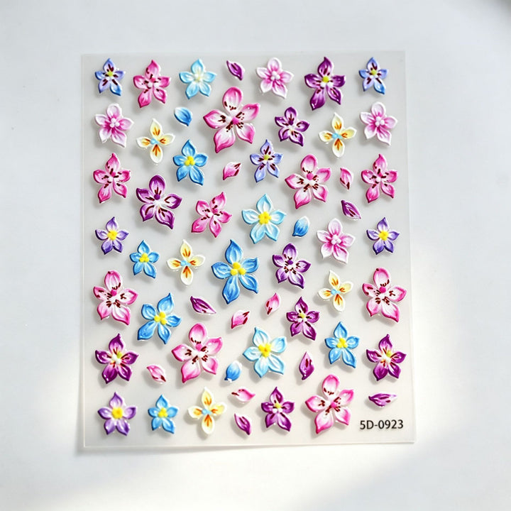 Floral Decorative Nail Art Stickers