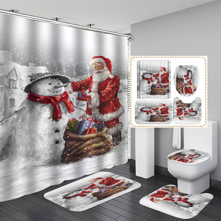 Christmas-Themed Bathroom Set Kalsten
