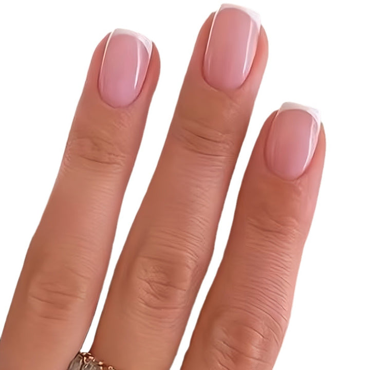 Elegant French Tip Nail Art Set