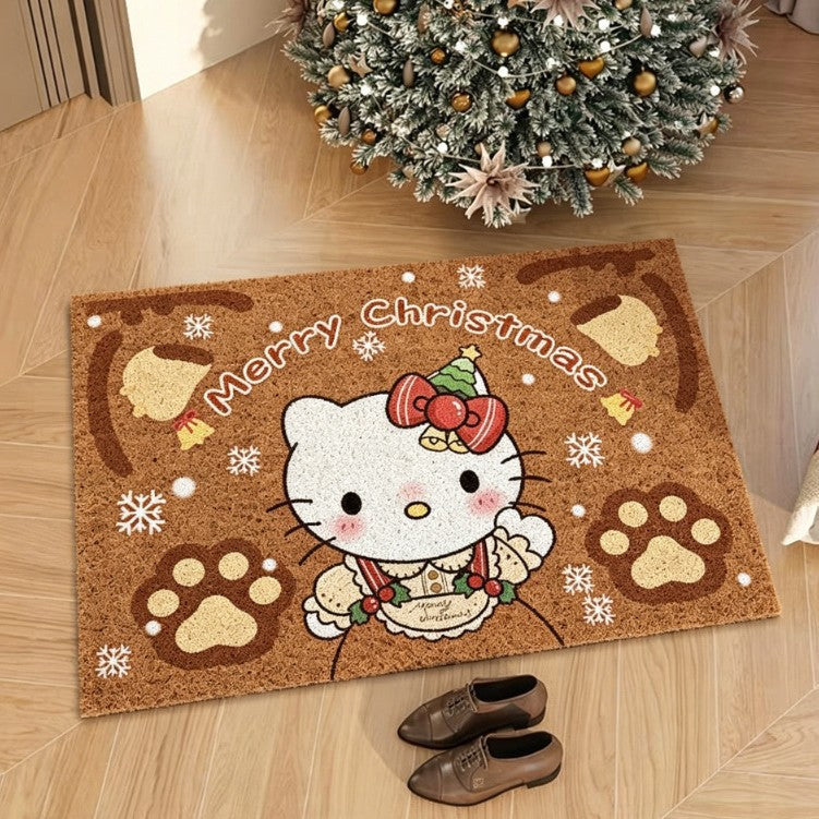 Whimsical Holiday Themed Doormat Kalsten