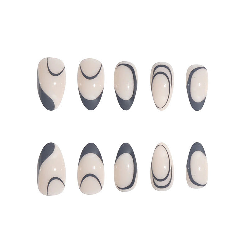 Artistic Abstract Nail Design Kalsten