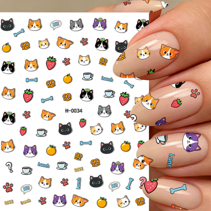 Cute Dog-Themed Nail Art Stickers