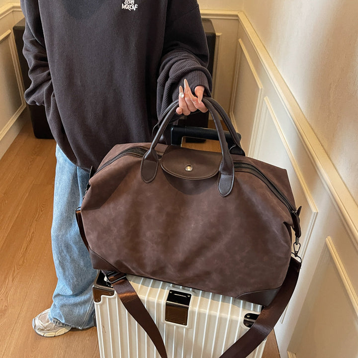 Modern Leather Duffle Bag