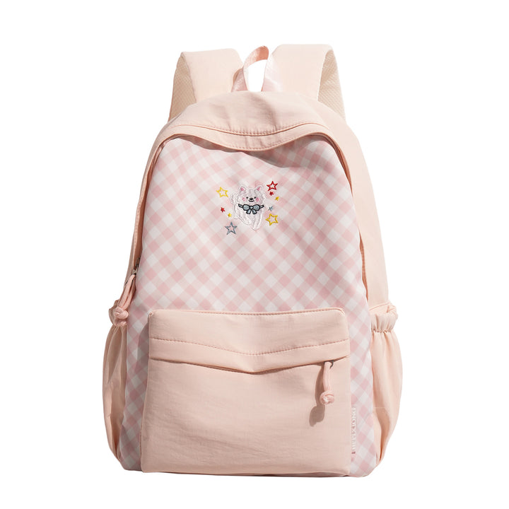 Cute Decorative Checked Pattern Backpack Kalsten