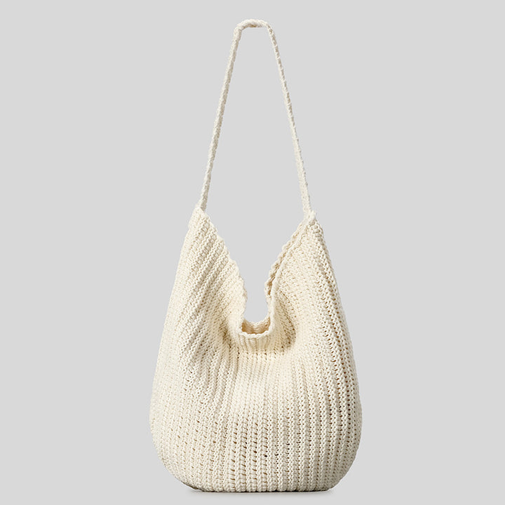 Relaxed Knit Shoulder Bag