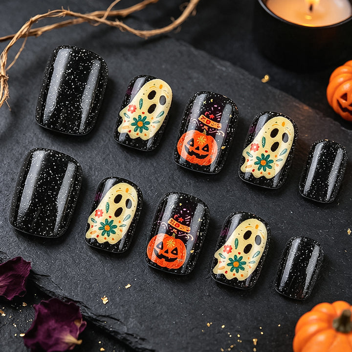 Halloween-Themed Press-On Nail Art Kalsten 1787542717