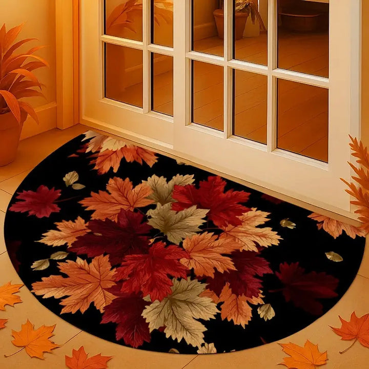 Leaf Pattern Decorative Doormat Kalsten