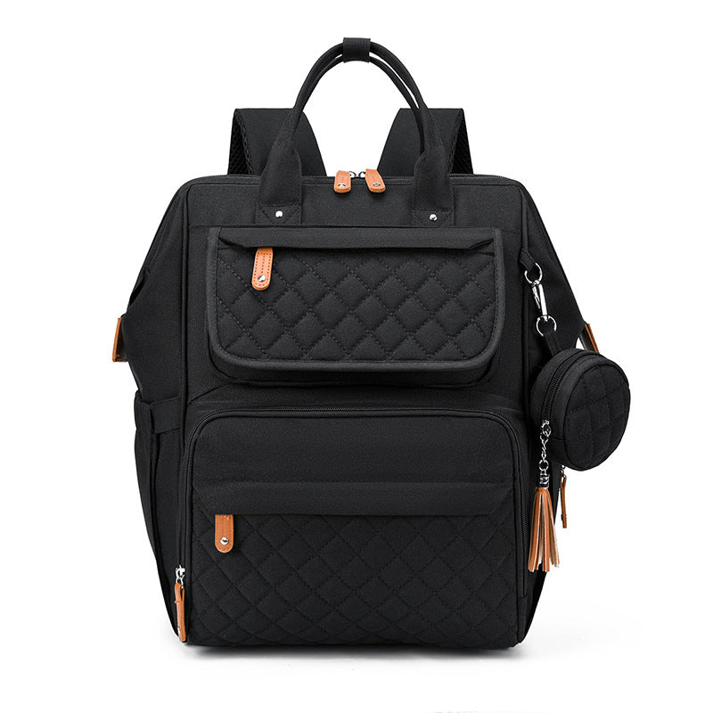 Quilted Multi-Functional Diaper Backpack Kalsten