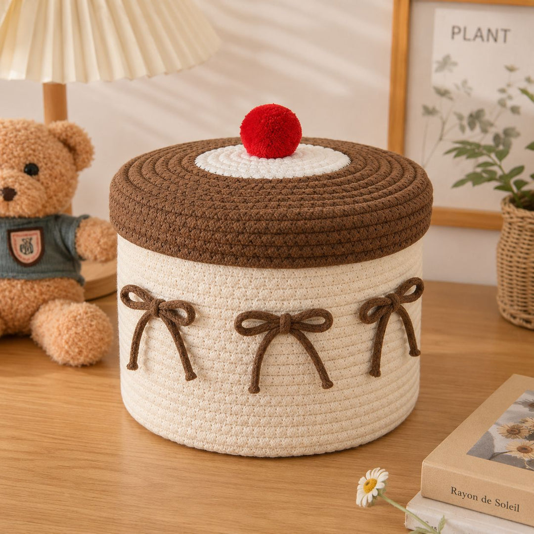 Decorative Knitted Storage Container Kalsten