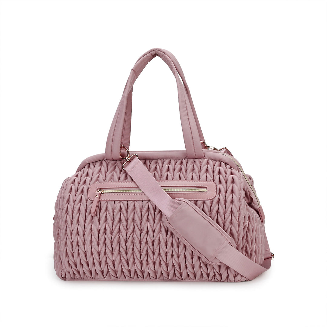 Fashionable diaper bag with elegant woven look Kalsten