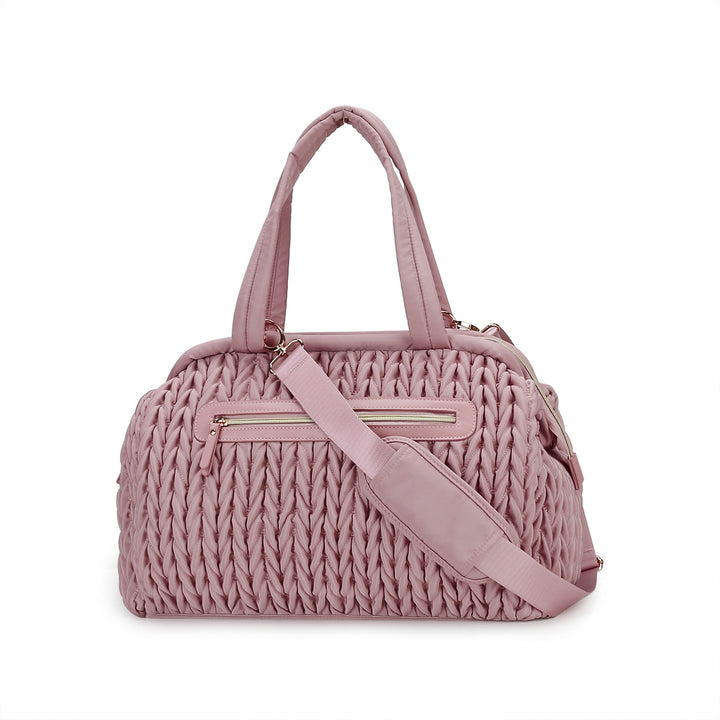 Fashionable diaper bag with elegant woven look Kalsten