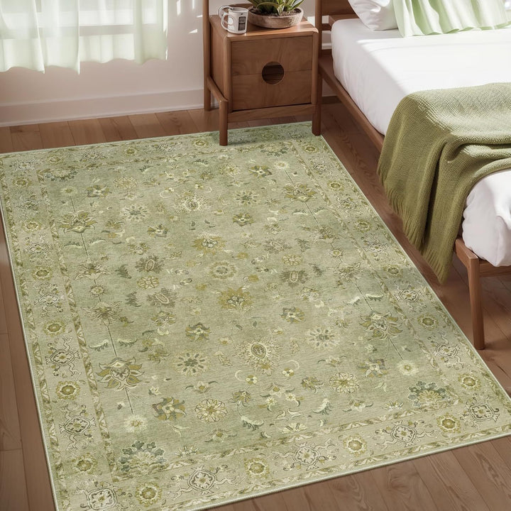 Floral Pattern Area Rug