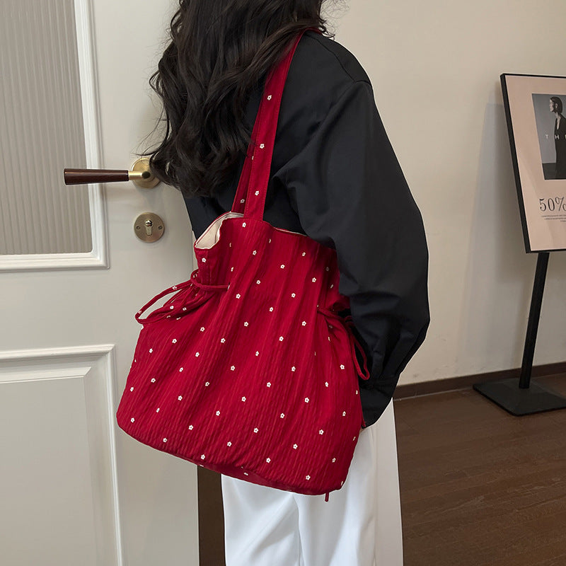 Elegant Drawstring Utility Tote