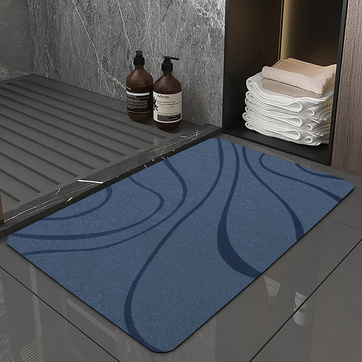 Elegant Minimalist Bathroom Mat Kalsten