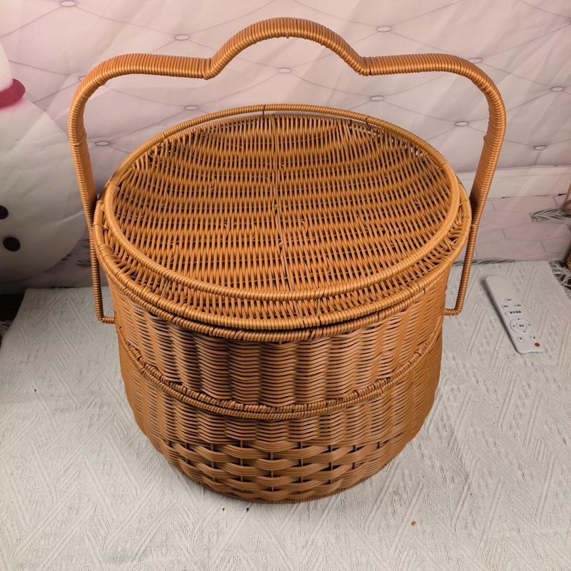 Rustic Handwoven Storage Basket Kalsten