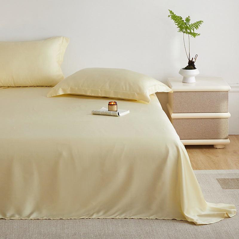 Premium satin bedding set made of microfiber with silky glossy surface