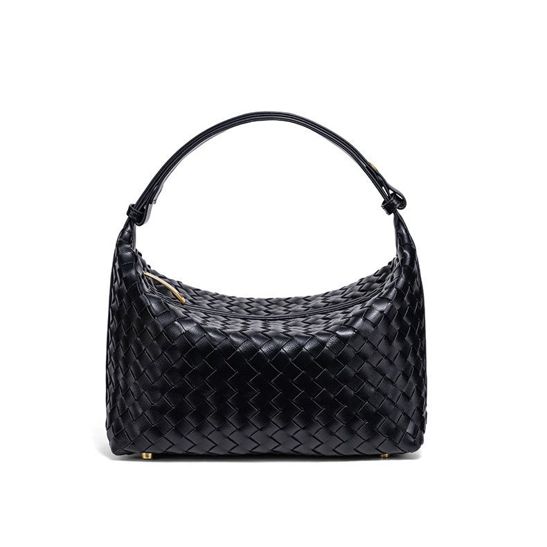 Braided Vegan Leather Shoulder Bag Kalsten