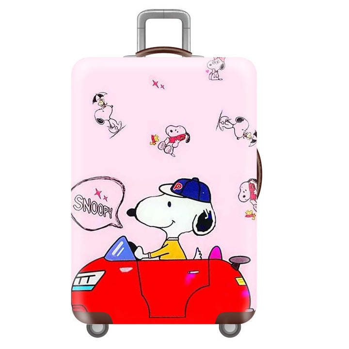 Unisex children's suitcase with reinforced hard shell, telescopic handle and Kuromi motif Kalsten