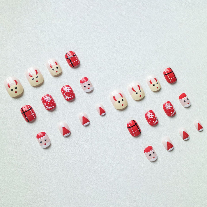 Festive Holiday-Themed Nail Art Kit
