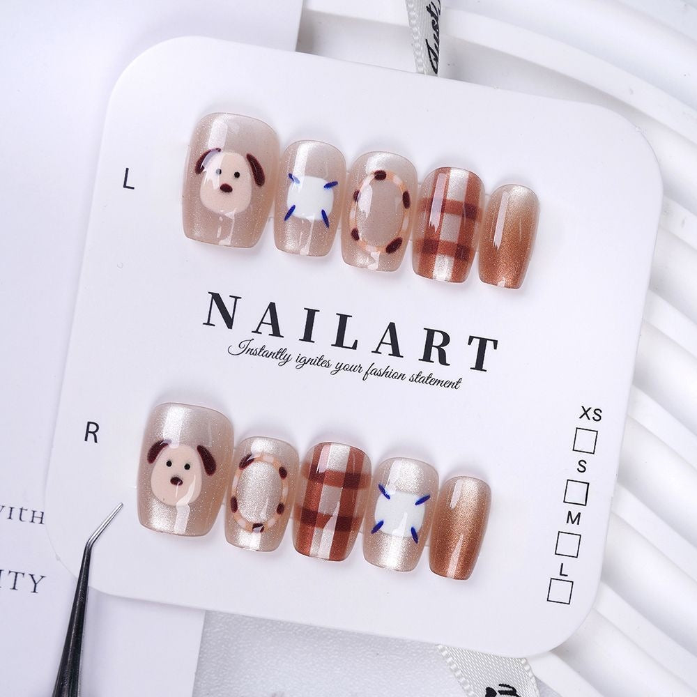Butterfly-Inspired Stiletto Press-On Nails