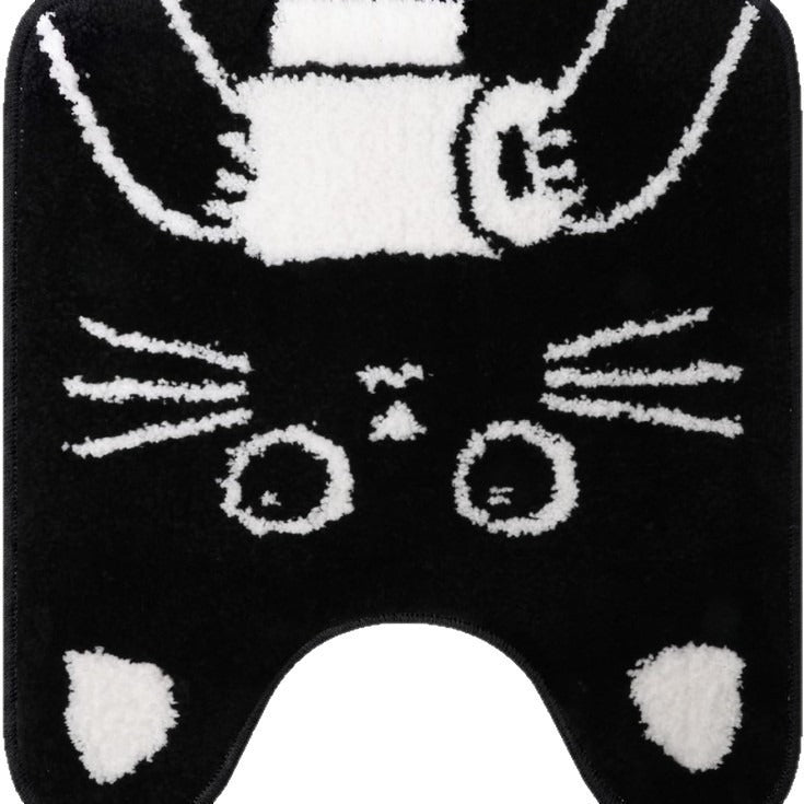 Cat-Themed Bath Mat