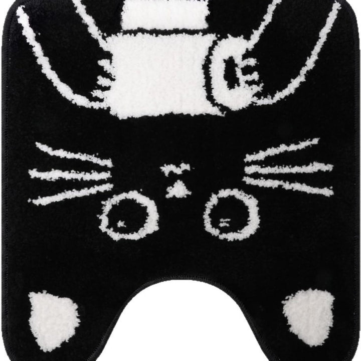 Cat-Themed Bath Mat