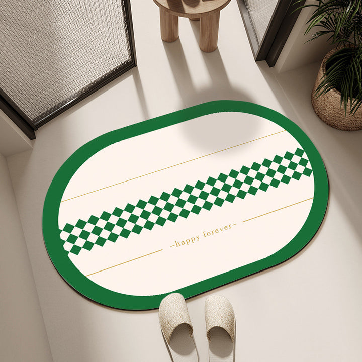 Cheerful Decorative Entrance Mat Kalsten